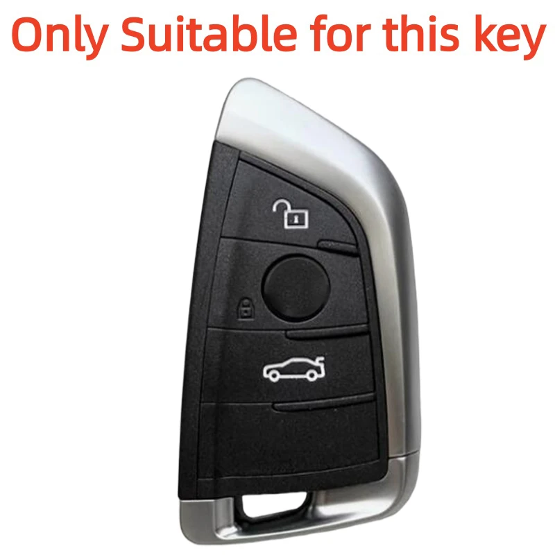 Silicone Remote Car Key Case Cover for BMW F48 F46 F10 F20 F30 X1 X2 X3 X4 X5 X6 Z4 1 2 3 4 5 6 7 Serie 7 Wallet Car Accessories
