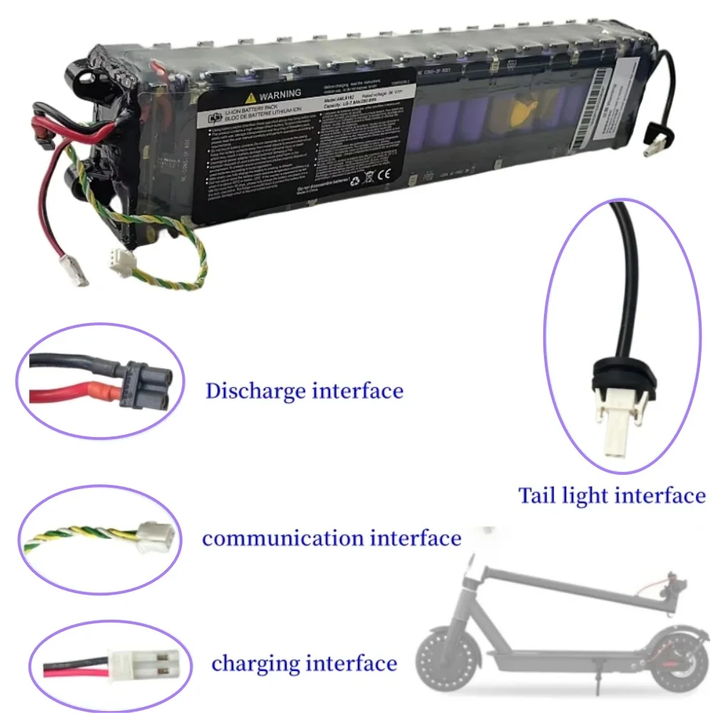 36V 7.8AH Special Battery Pack For Xiaomi M365 Scooter With Intelligent Communication Software