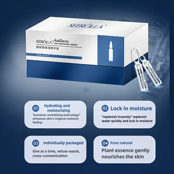 Hyaluronic Acid Serum Anti-Aging Moisturizing Shrink Pores Hydrating Whitening Essence…