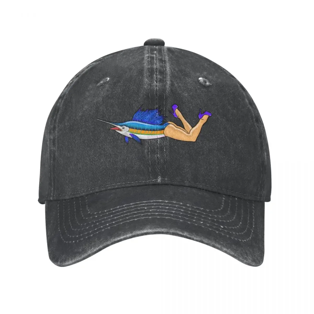 Sailfish reverse mermaid Cowboy Hat |-F-| dad hat fashionable Thermal Visor Women Men's