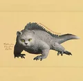 cat iguana
