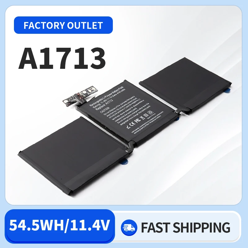 Somi A1713 Battery For Apple Macbook Pro 13'' 13 inch A1708 2016 2017 Version Year Free Tools