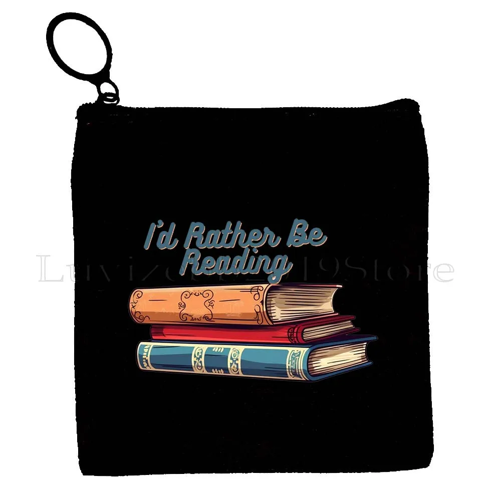 Bloemenboeken Bedrukt literatuurboek Bloemenmeisjesboek Reizen Canvas Portemonnee Sleuteletui Opslag Kleine tas Portemonnee Ritszakje