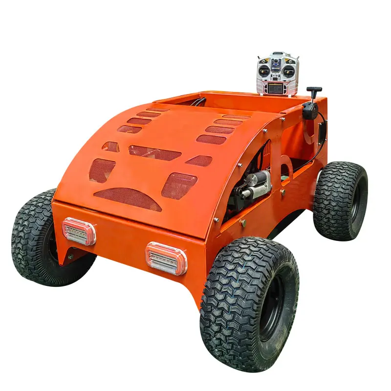 4WD Wheel Agriculture Cordless Lawn Mowers Automatic Lawn Robot Mower Gasoline Remote Control Lawn Mower