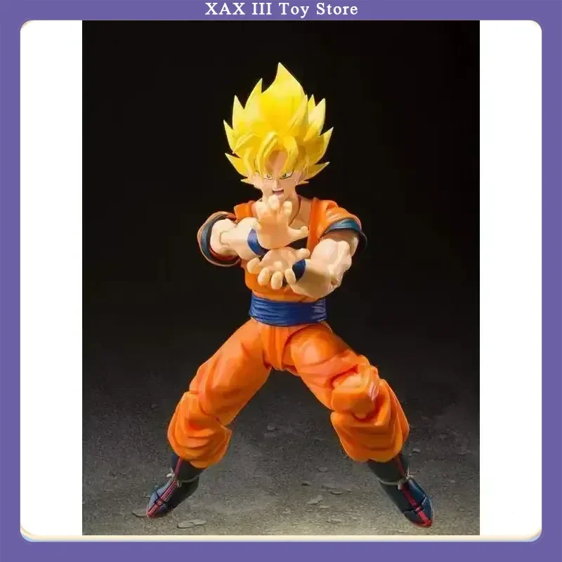 SHFiguarts Super Saiyan Full Power Son Goku Dragon Boll Z Disponibile Anime Action Collection Figure Modello Giocattoli Ragazzo Regalo