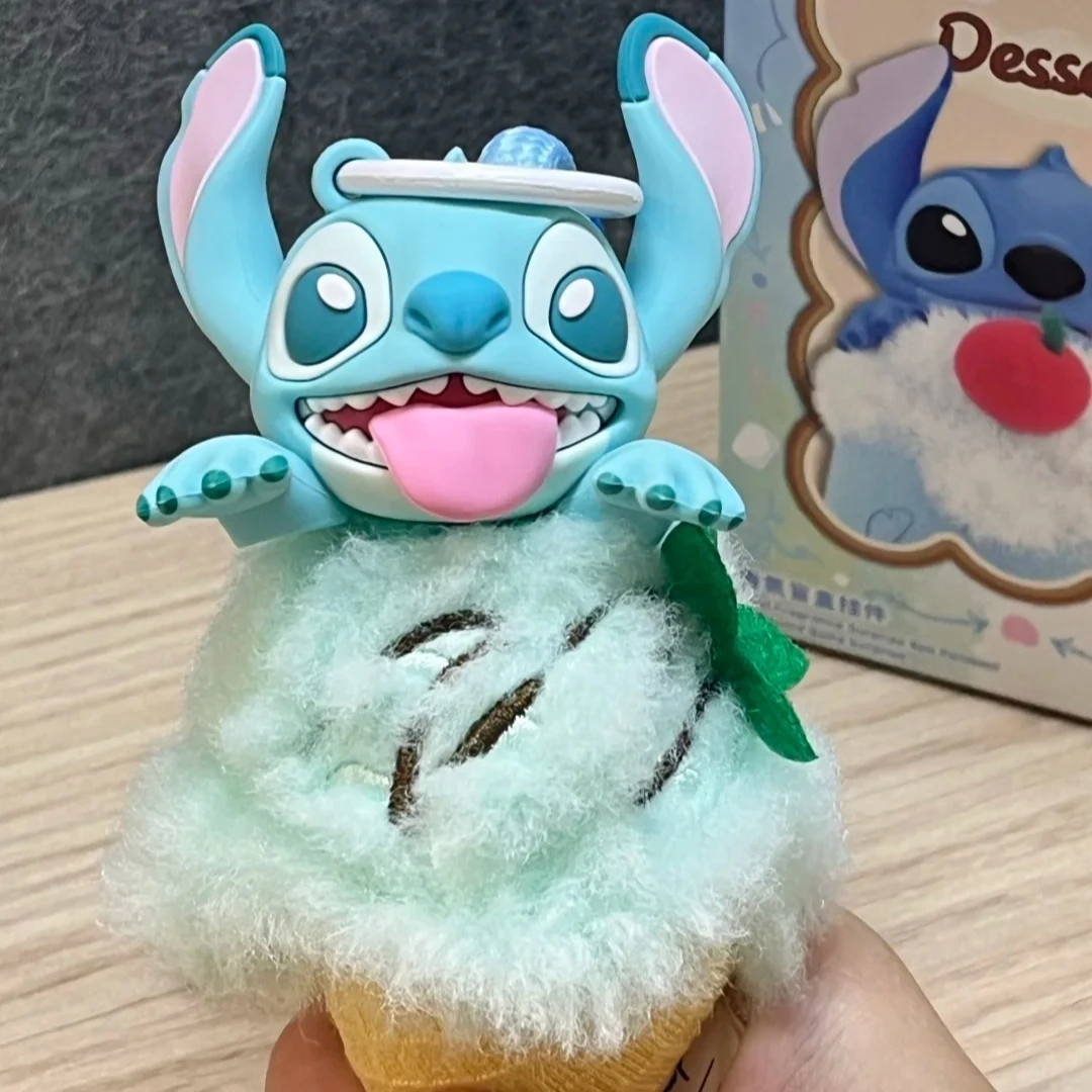 Stitch Dessert Blind Box Vinyl Plush Fragrance Cute Action Figure Pendant Keychain Mystery Bag Collection Toy Birthday Gifts