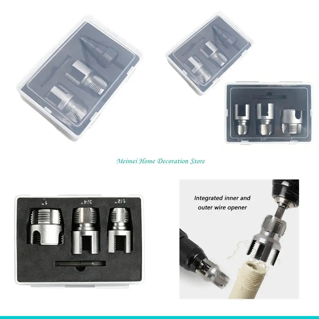 H7BF Alloy Metal Pipe Thread Tap & Die Set High Accuracy Tool for Plumbing Tools