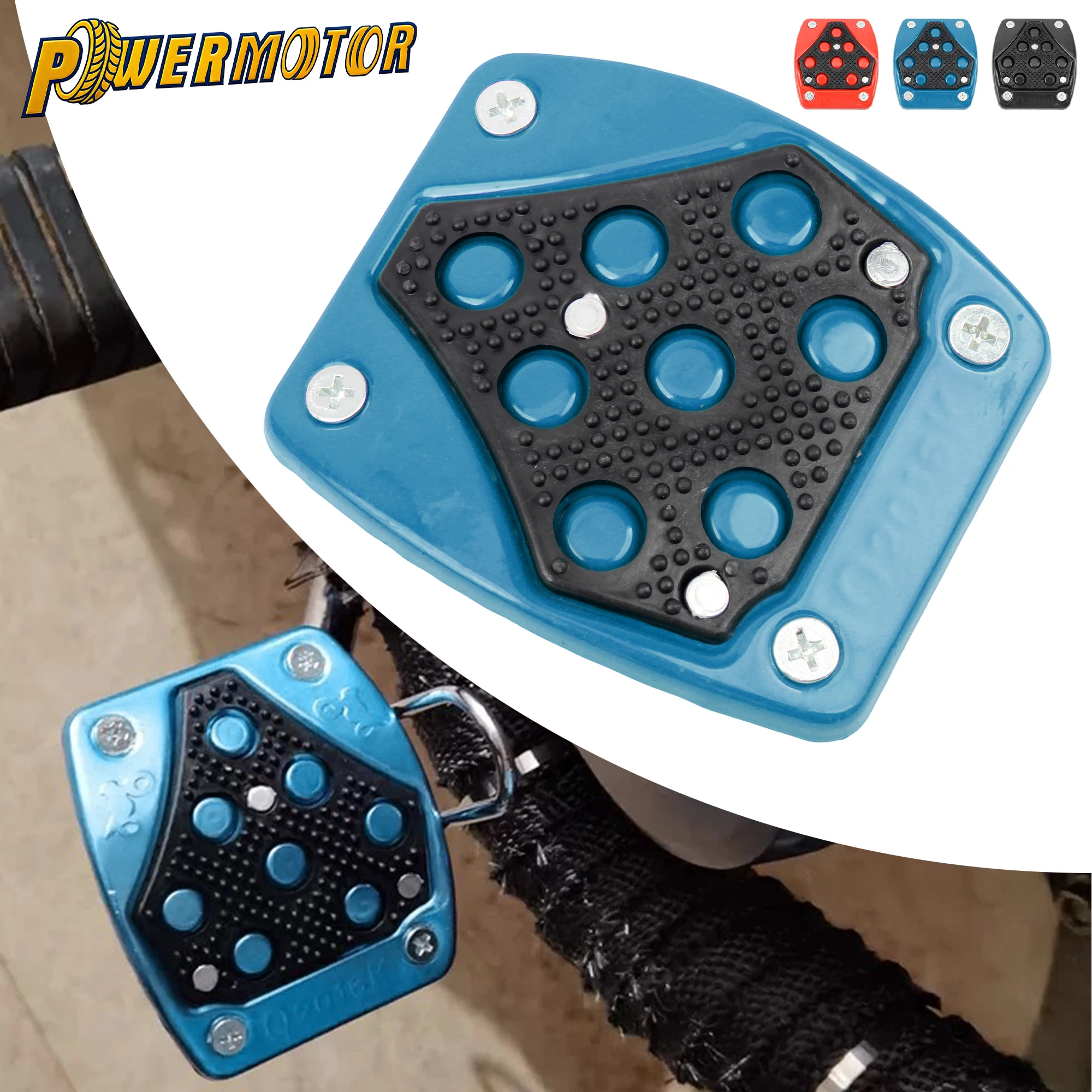 Universary Motorcycle Rear Brake Lever Foot Pedal Extender Anti-slip Peg Pad Enlarge Extension Aluminum Alloy Moto Accessories
