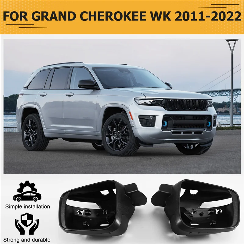 

Rearview Mirror Frame For Jeep Grand Cherokee WK Dodge Durango 2011-2022 Car Accessories