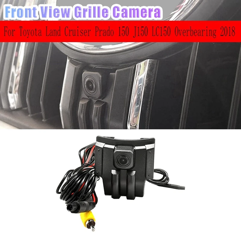 Car Front View Camera for Toyota Land Cruiser Prado 150 J150 LC150 Overbearing 2018 Waterproof Parking LOGO Front Camera