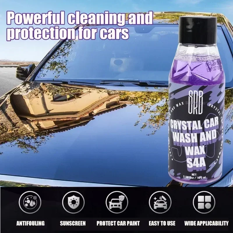 High Foaming Shampoo Concentrated Ceramic Car Wash Soap Works for Foam Cannons Foam Guns Bucket Washes Car Washing Liquid