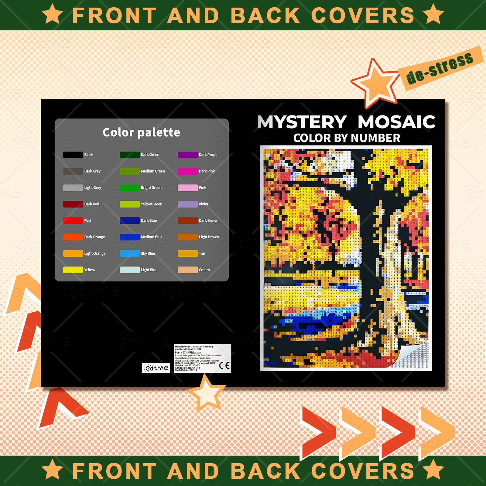 PIXEL PICTURES Landscape MYSTERY MOSAICS Malbuch für Erwachsene und Jugendliche ﻿ Pädagogisches Buch mit Taschenbuch zum Stressabbau und Kritzeleien – Detail 3