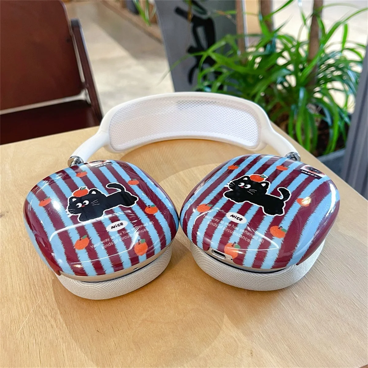 حافظة AirPods Max، تصميم نمط قطة لطيف، غطاء حماية لسماعات الرأس Kawaii Girls Boys لهاتف Apple Air Pod Max #5