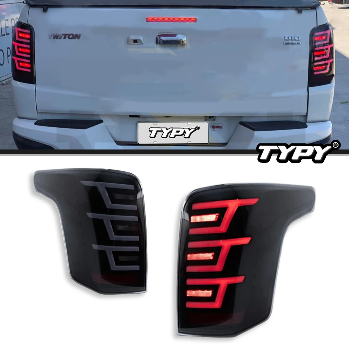 

TYPY Car LED Tail Light For Mitubishi Triton L200 2019-2022 LED Tail Light Projector Tail Lamp Daytime Running Light Assembly