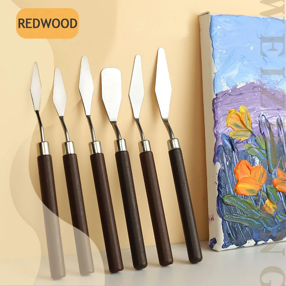 1/3/5/7Pcs Oil Painting Knife Stainless Steel Art Painting Drawing Stationery Tools Artist Spatula art supplies sketch