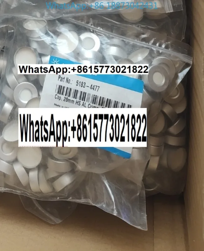 

5183-4477 Agi-lent clamp top space bottle cap 20mm with PTFE gasket, used for 20mL top space bottles