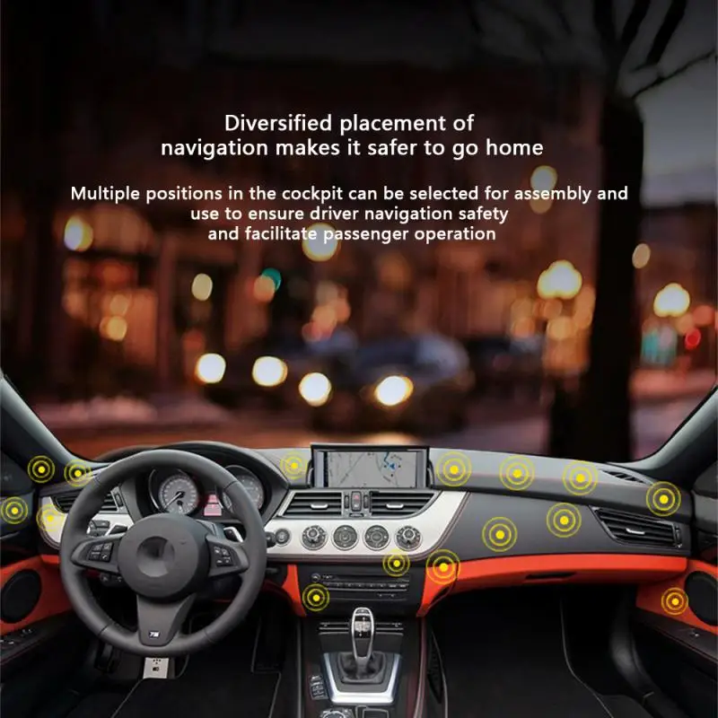 Supporto magnetico universale per telefono da auto per telefono in supporto da auto per telefono cellulare Supporto magnetico per telefono cellulare in lega di alluminio