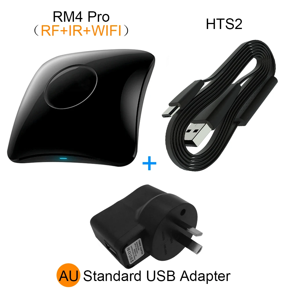 Originele Broadlink RM4 Pro Universele IR-afstandsbediening Controller Smart RF Switch HTS2 Sensor Werk met Alexa Google Home Assistant
