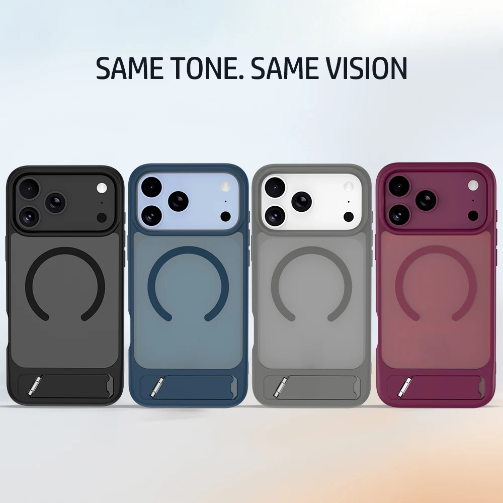 Für iPhone 18 Pro Hülle Ständer Magnetische Hülle PC+TPU Schutz Für iPhone 17 Pro Hülle – Detail 17