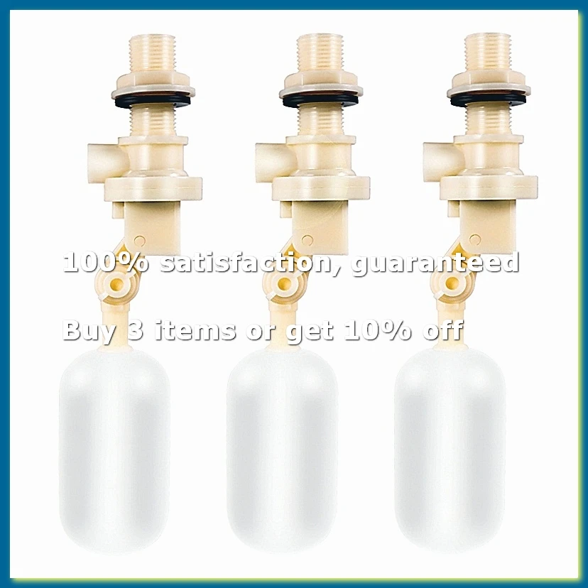 3 Pack Float Valve for Automatic Waterer Bowl Horse Cattle Goat Sheep Pig Dog Water Trough Farm Supplies-A56M