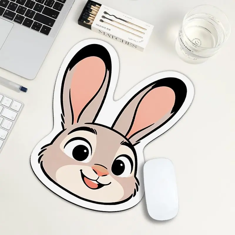24cm Zootopia Mouse Pad, Student Cartoon, eSports Gaming Computer Keyboard Mat, Fun and Cute Desk Pad, Non-Slip