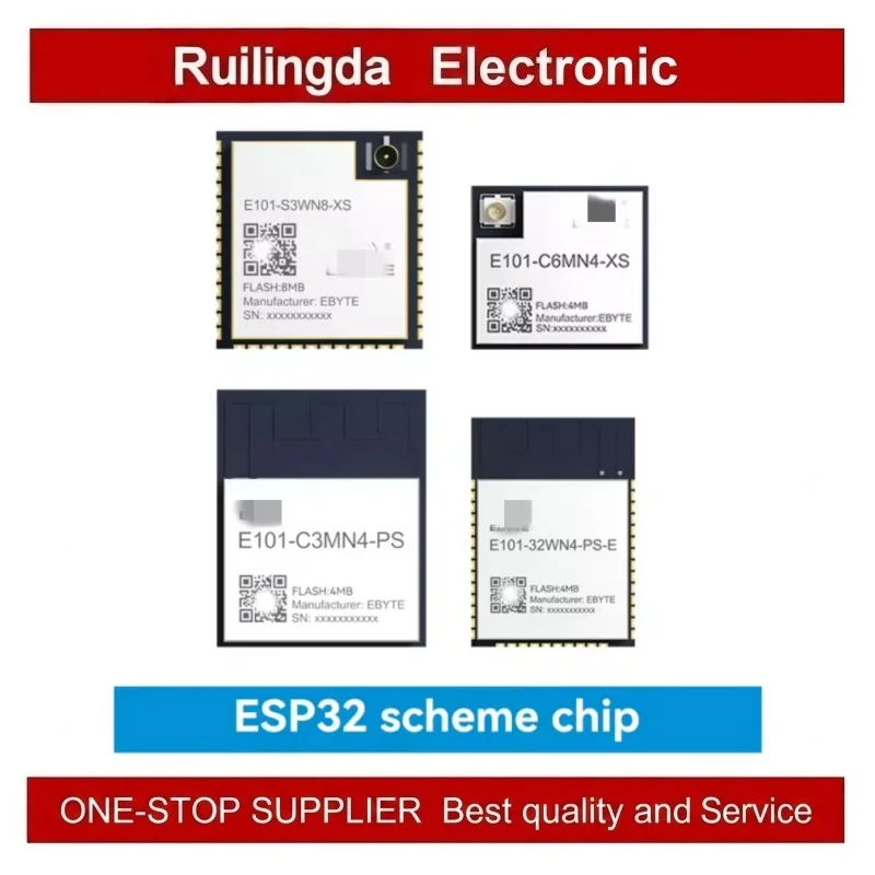 EBYTE ESP32 WiFi Wireless Module E101 2.4 GHz Blue-tooth BLE 5.0/5.3 Low Power Consumption Development Board