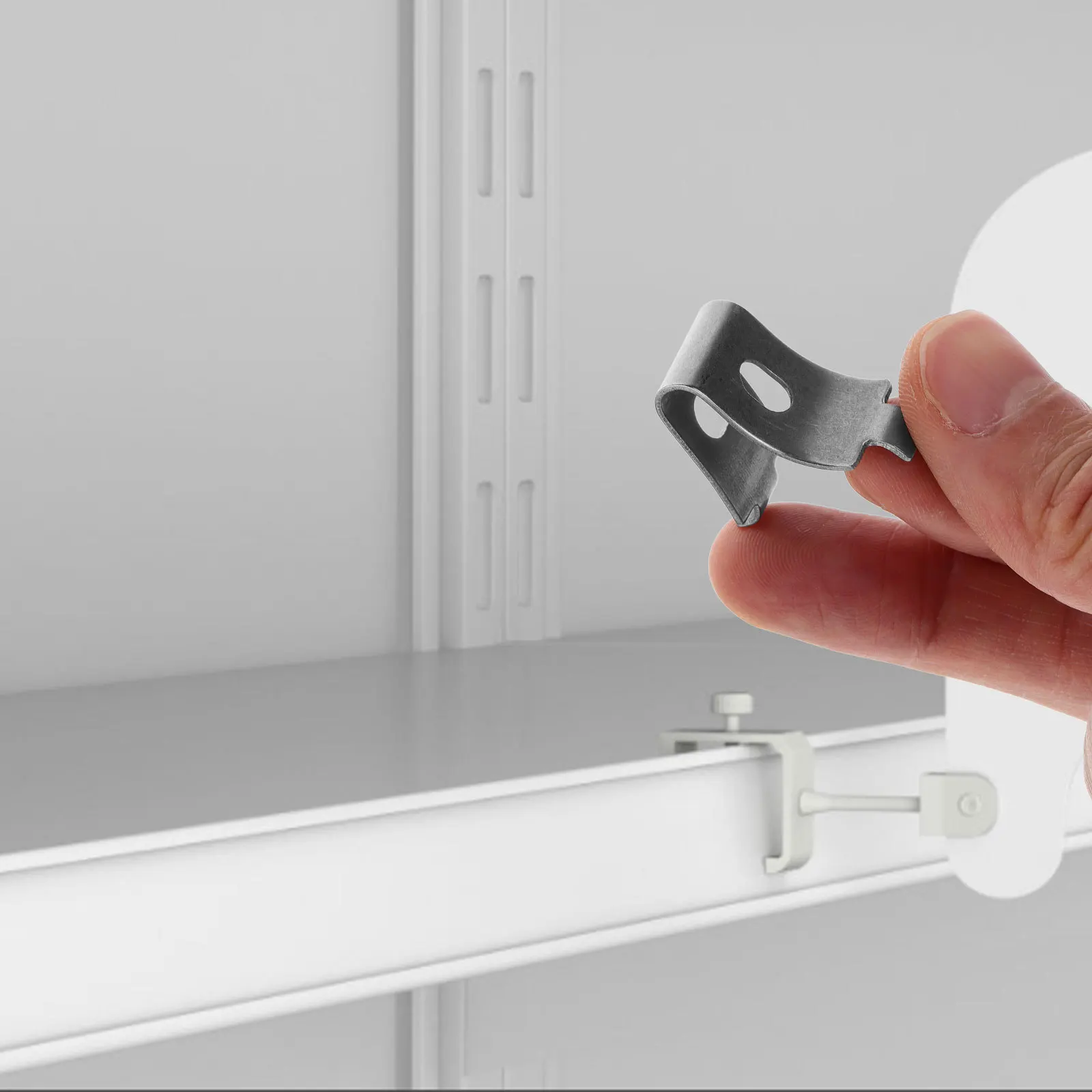 

20Pcs Steel Freezer Shelf Fixing Bracket Durable Freezer Clamp Hook Refrigerator Clip Hook Cooler Shelf Support Accessories