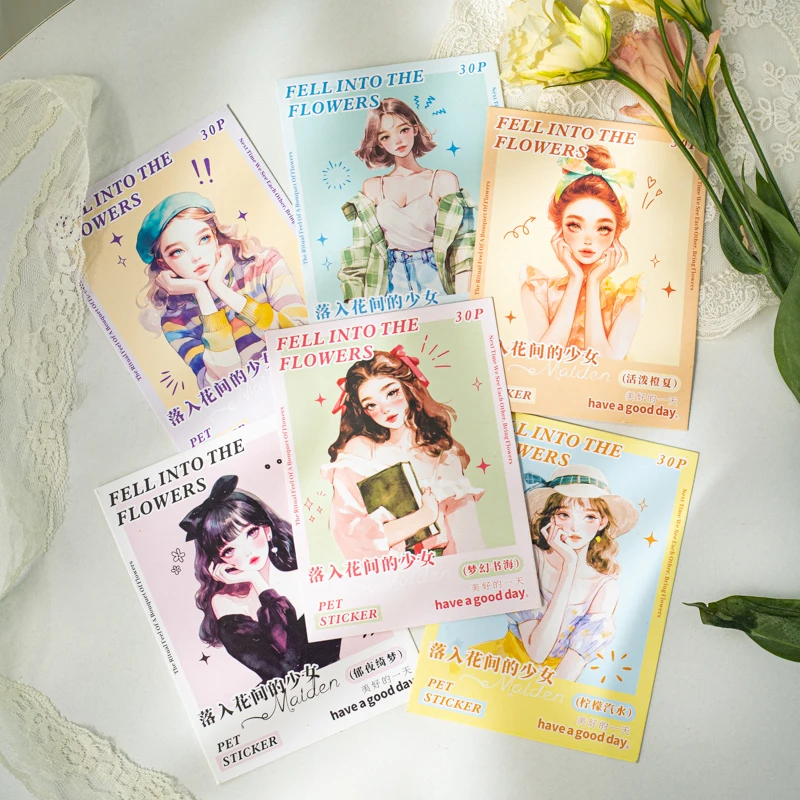 30-pcs-kawaii-moda-menina-pet-adesivos-manual-criativo-decoracao-diy-diario-album-scrapbook-estetica-papelaria-adesivos