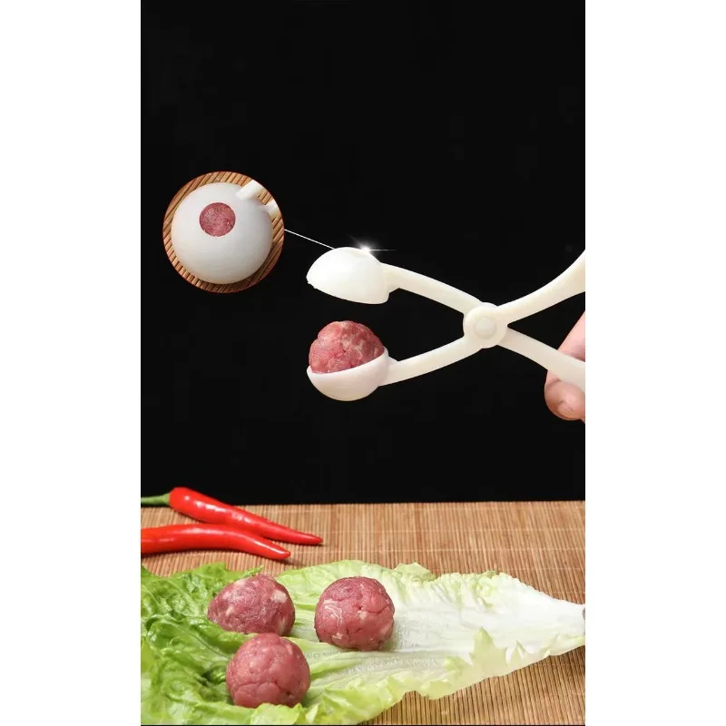 Meatball Apparatus Maker Clip Fish Ball Rice Ball Making Mold Form Tools Kitchen Accessories ABS Plastics Meat Baller Utensil