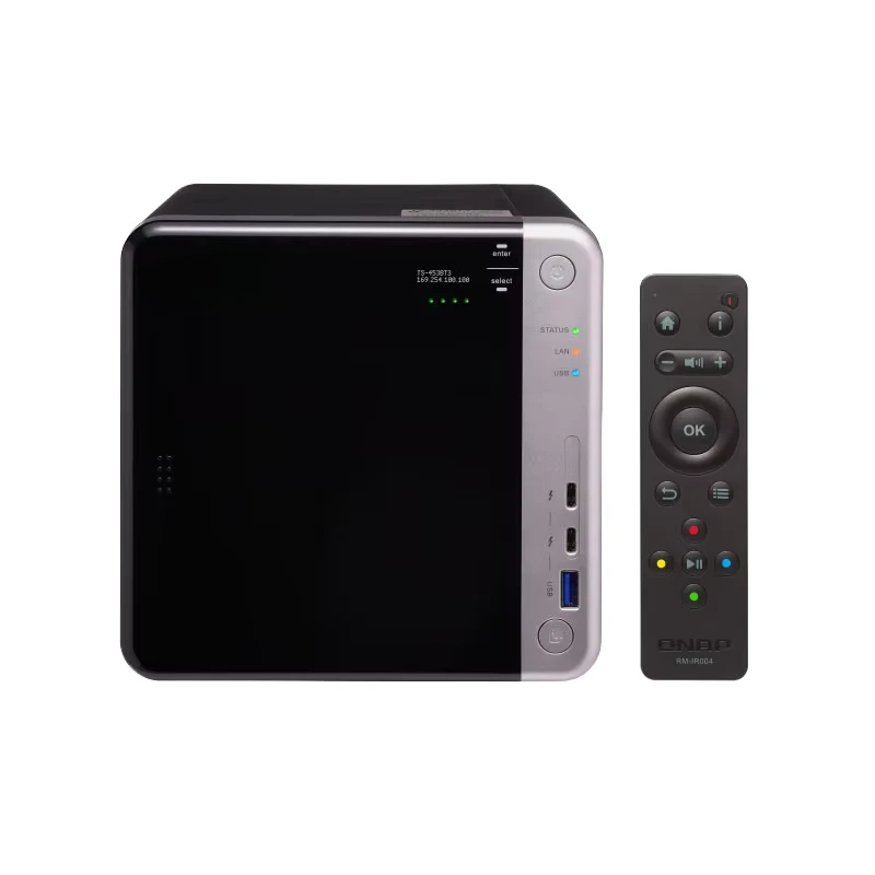 

Сетевой NAS-сервер Qnap TS-453BT3-8G, 4 отсека, интерфейс Thunderbolt 3 USB, новый, в наличии
