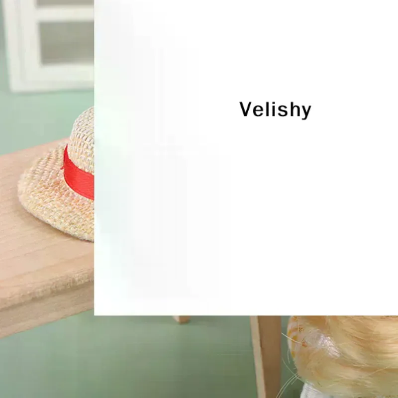 

Игрушки для декора своими руками, соломенная шляпа для куклы, солнцезащитная кепка для куклы, аксессуары для одежды куклы, 1 шт.