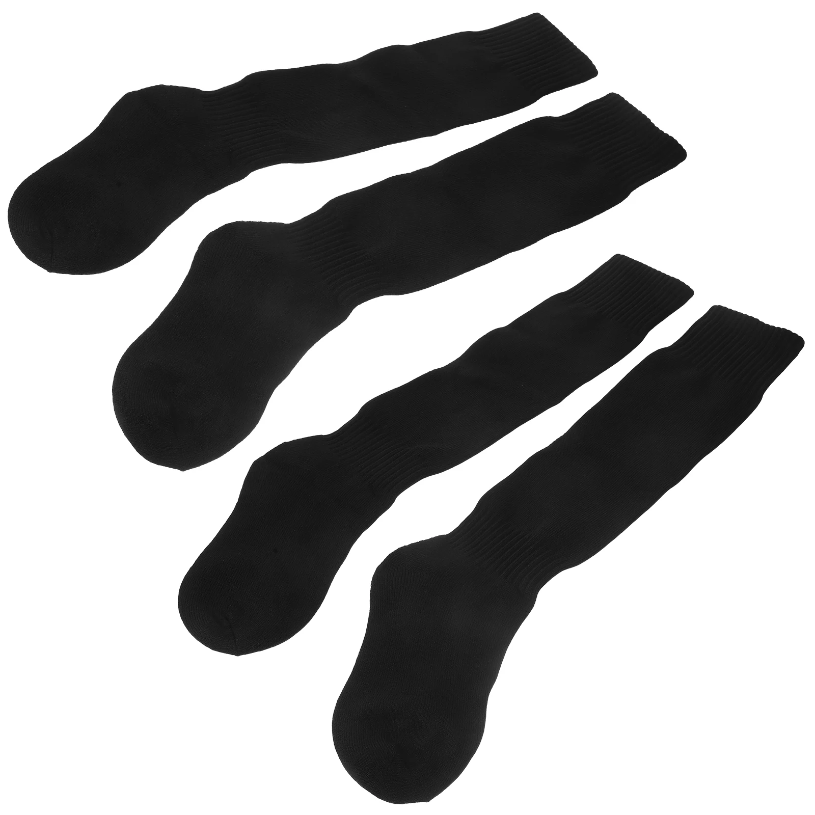 

2Pairs Thickened Sports Socks for Football High Elastic Compression Calf Stockings Sweat Absorb Moisture Wicking Men Unisex