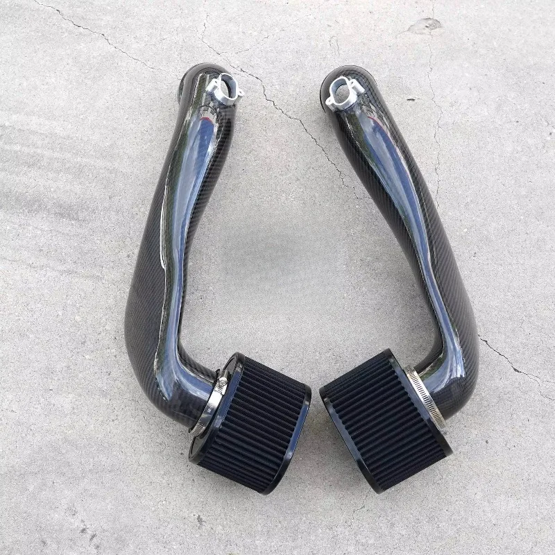 Out of stock; please do not place an order. For Dry Carbon Fiber Cold Air Intake (Flat) FOR BMW x5m x6m F85 F86