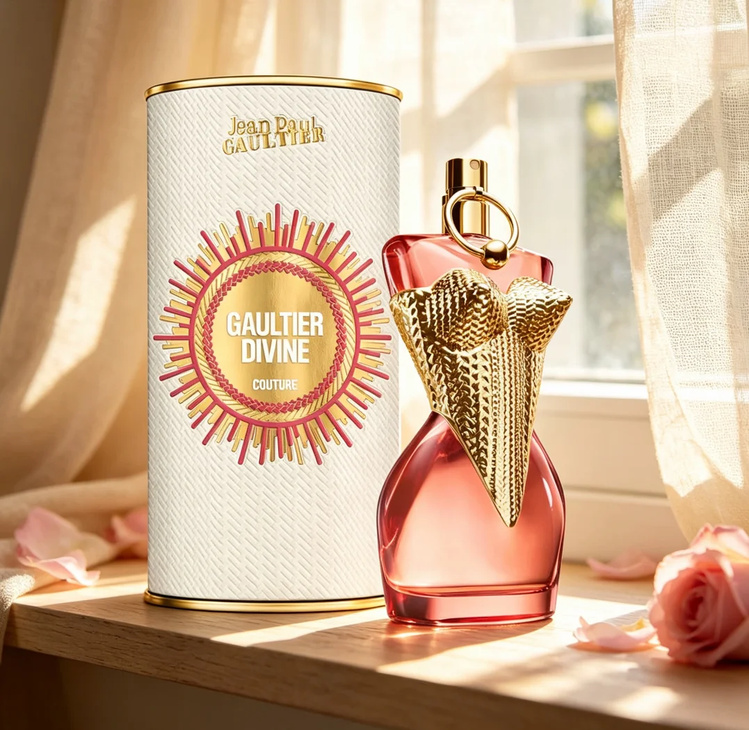 Jeans - ジャン・ポール・ゴルティエ ディヴィン・クチュール パフューム 125ml、フルーティーなアンバーの香り。 バランスの取れた甘酸っぱいアンバー。 特徴的なボトルで、あなただけの香りのブランドを築きましょう。