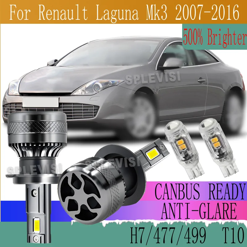 

Warranty 2 Year 20000LM/Bulb durable 2pcs LED HEADLIGHT For Renault Laguna Mk3 2007 2008 2009 2010 2011 2012 2013 2014 2015 2016