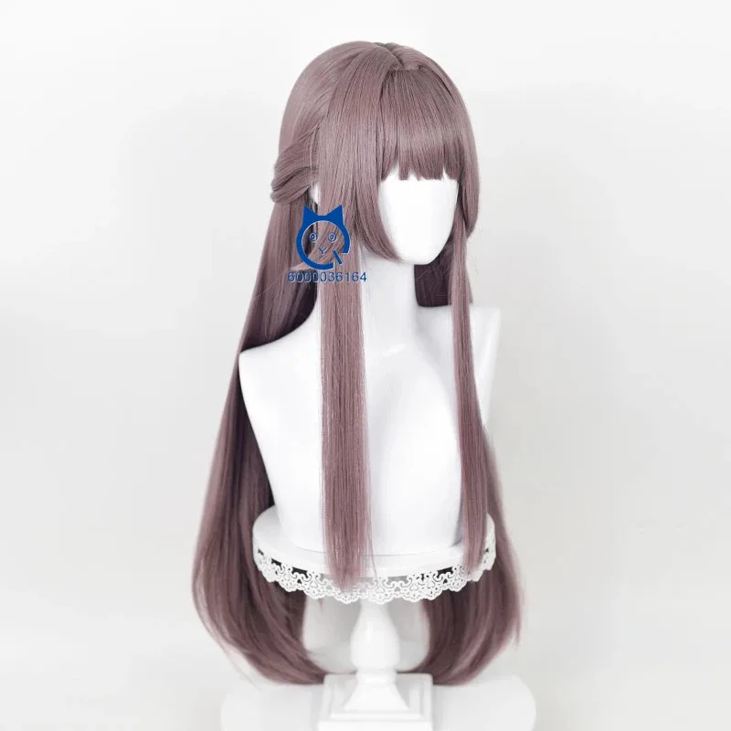 

Herta Косплей Аниме Игра Honkai Star Rail 88 см Длинный Серый Фиолетовый Парик Термостойкие Синтетические Парики для Вечеринки Comic Con Coser sf/1