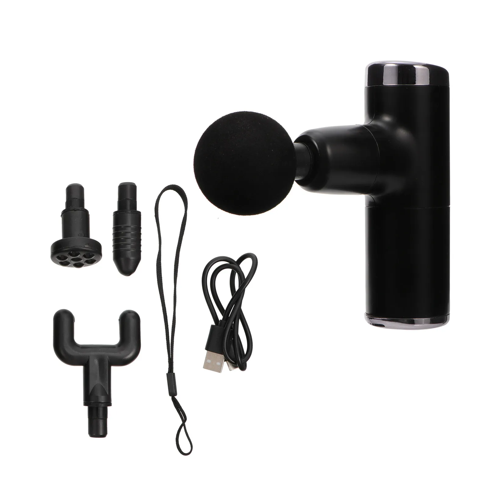 

Набор из 2 портативных перкуссионных массажеров для глубоких тканей с аккумулятором 2000 мАч для снятия мышечной боли