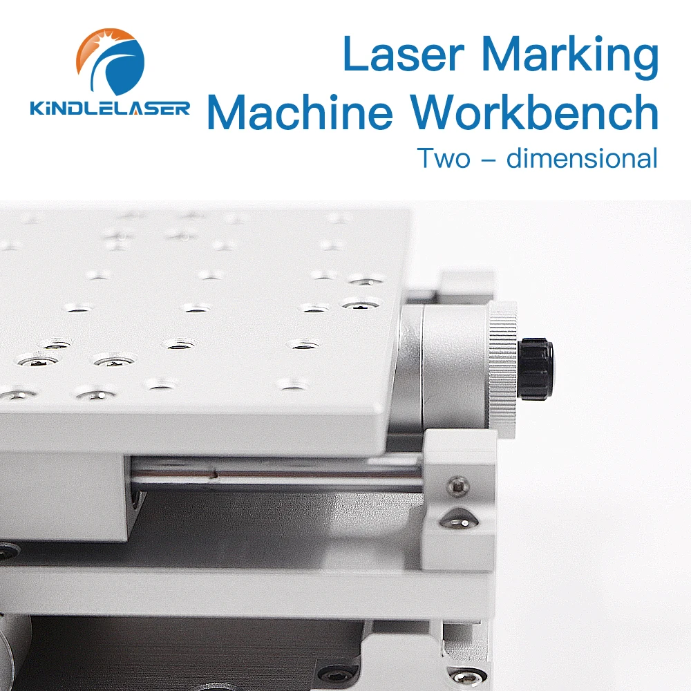 Kindlelaser 1064nm Fiber Laser Marking Engraving Machine 2 Axis Moving Table Portable Cabinet Case XY Table