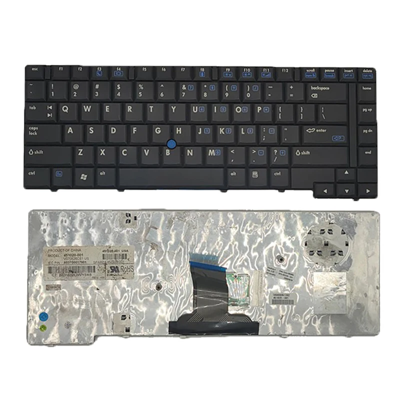 New Laptop keyboard for HP 8510 8510P 8510W US Layout With Point Stick