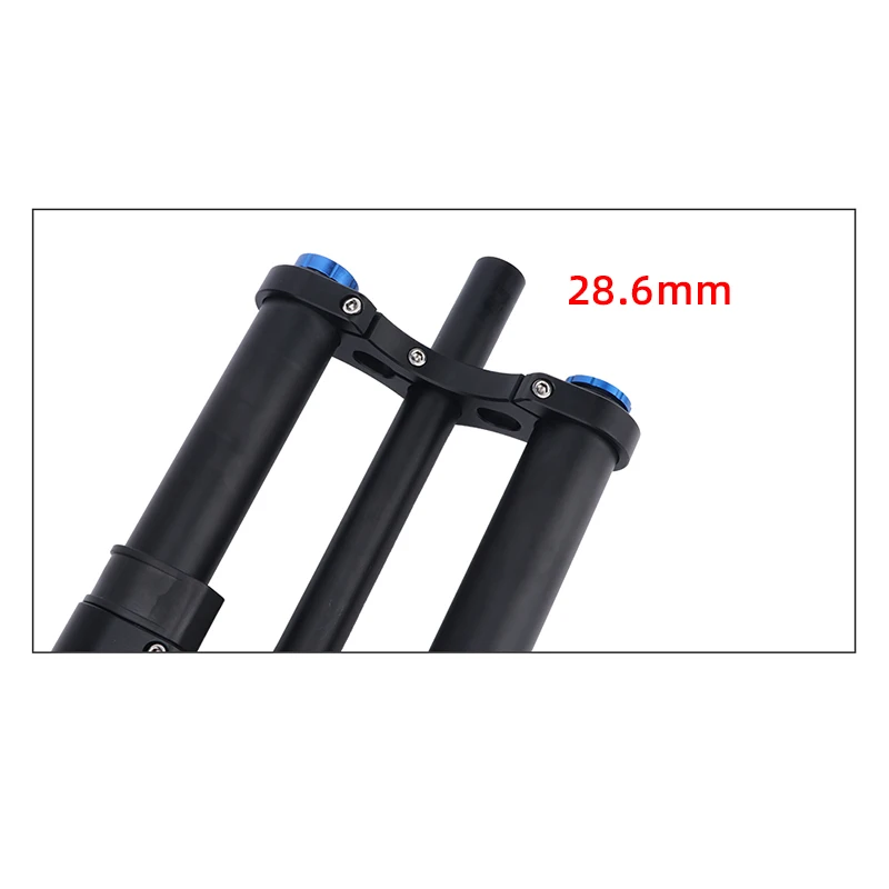 MEROCA Double Shoulder Fat Bike Fork Rebound Damping Adjustment Disc Brake BOOST 110*15mm Aluminum Alloy DH Downhill MTB Fork