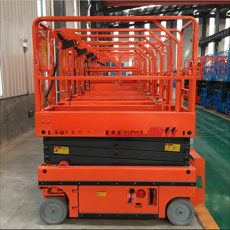Premium Quality Self Propelled Scissor Lift 6m-14m Electric Hydraulic Aerial Work Lift Platform