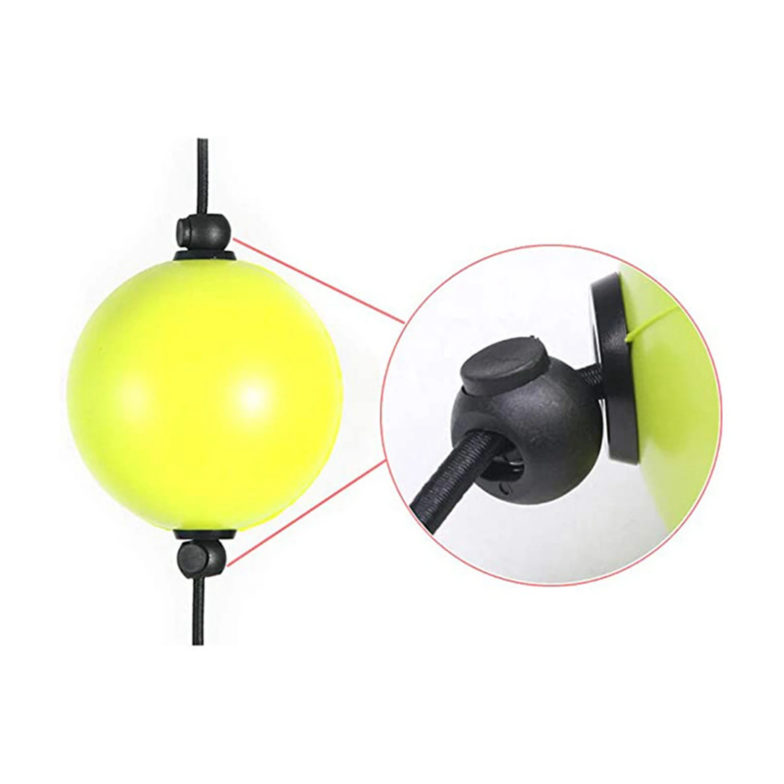 Boxing Reaction Ball Set Hanging Punching Ball for Home Gym Sparring Fight Reflex Trainer Adjustable with Storage Bag