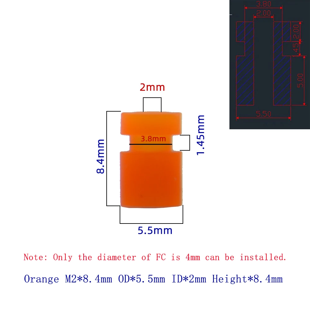 10PCS M2/M3 Gummi Stoßdämpfer Silikon Dämpfung Ball Anti-vibration Bälle Für FPV Drone Quadcopter Flug control F4 F7