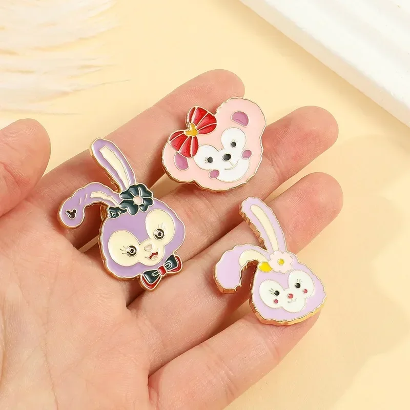 10pc/30pcs Sanrio Brooch Cartoon Anime Action Figures Hello Kitty Kuromi Melody Brooch Enamel Pins Cute Metal Badge Jewelry Gift