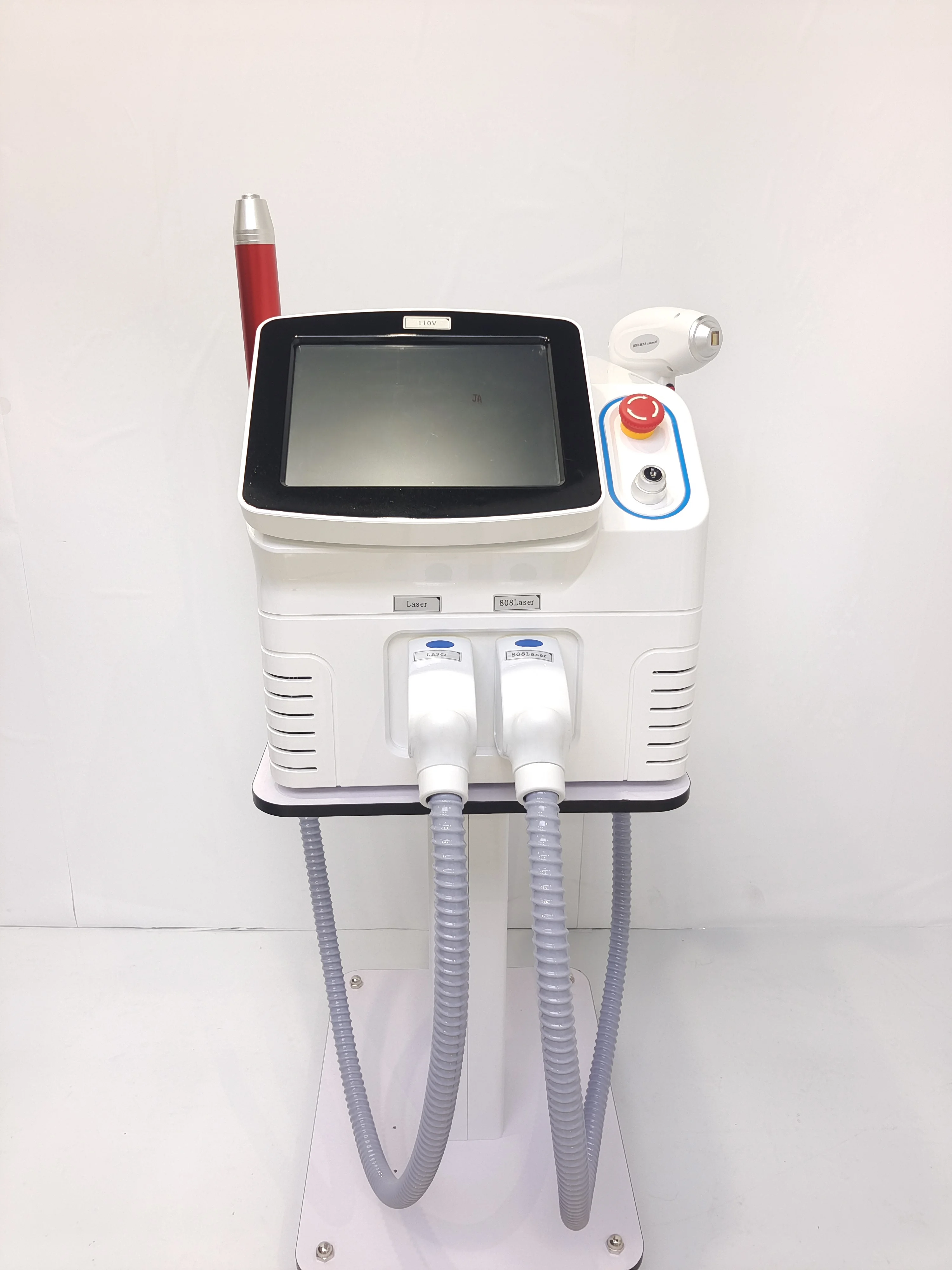 4000 Вт для салона, 808 диодный лазер, постоянный портативный 2 в 1, пикосекундный лазер для удаления татуировок и удаления волос, переключающая машина