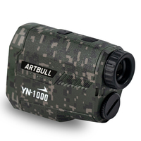 ARTBULL 1000m Golf Rangefinder 650m Telescope with Flag-Lock Slope Pin Laser Distance Meter Hunting Outdoor
