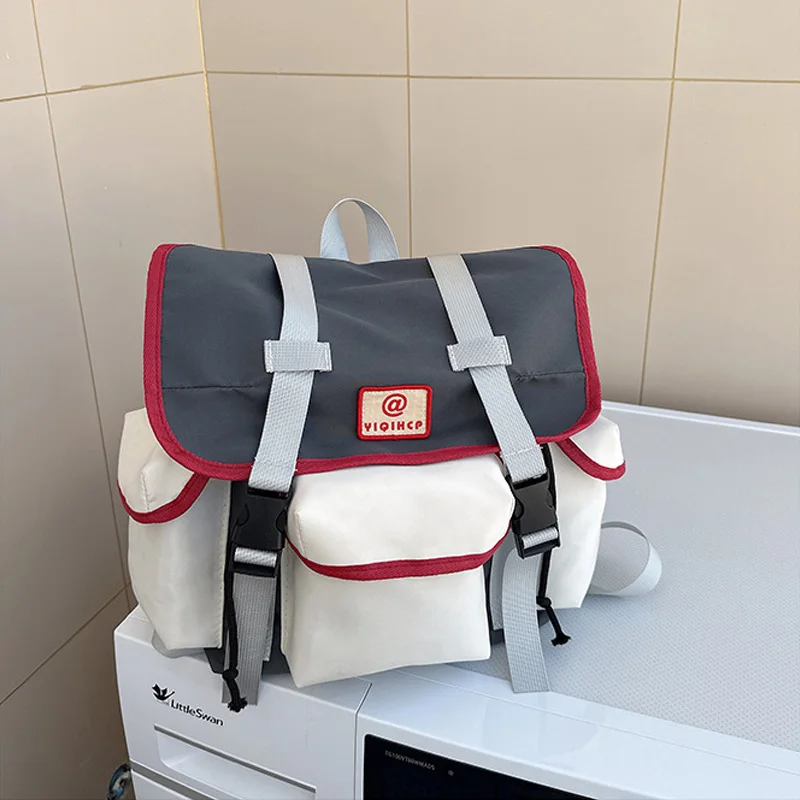 Children School Backpack Mother Kids Parent-Child Backpacks Large Capacity Canvas Schoolbags for Boys Girls Outdoor Travel Bag