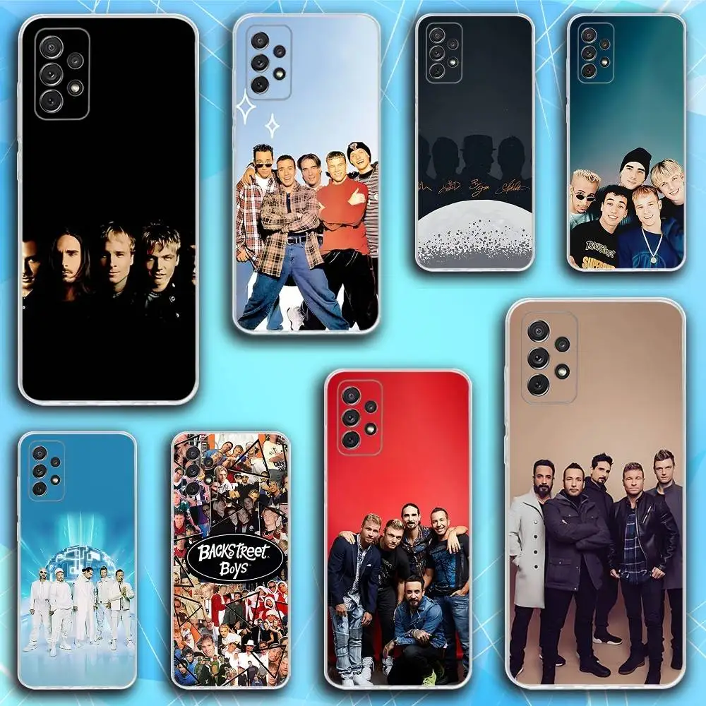

B-Backstreet Boys BSB Phone Case For Samsung S30,23,21,22,20, FE lite,S10,9,8,7 PIus Note20ultra Soft Transparent