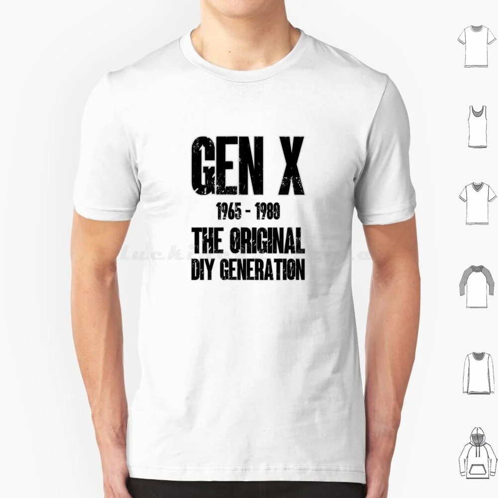 Gen X 1965-1980 الأصلي لتقوم بها بنفسك الجيل تي شيرت 6xl القطن كول تي شيرت Gen X 1965 1980 الأصلي لتقوم بها بنفسك الجيل Gen X #1