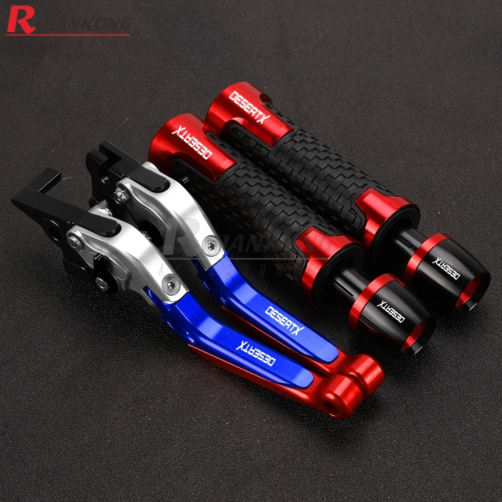 Motorcycle Adjustable Brake Clutch Levers For Ducati DesertX Desert X DESERTX 2021 2022 2023 2024 2025 2026 Handlebar Grips Ends